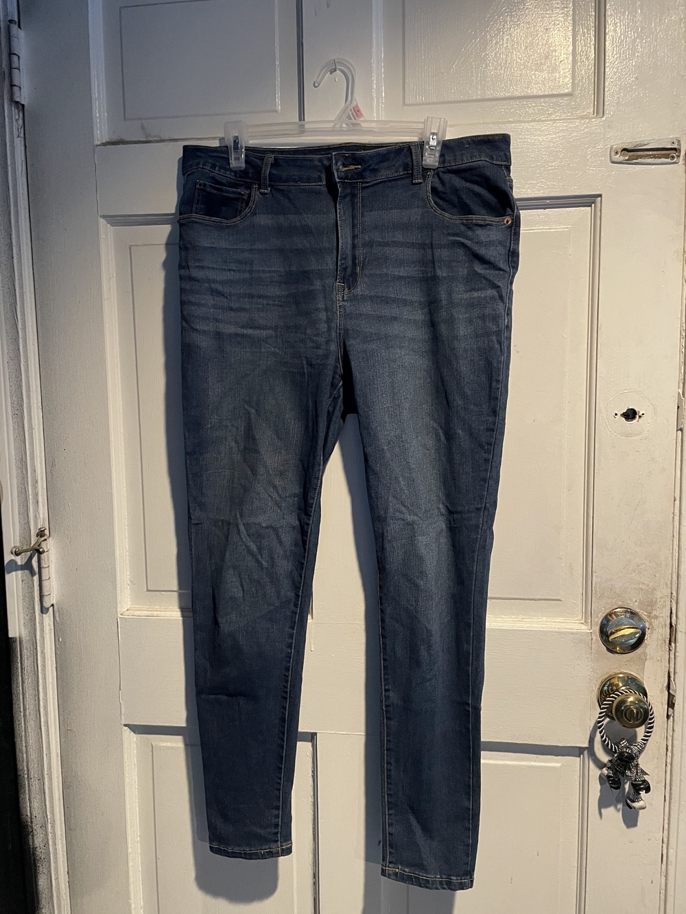 Dark Wash Stretch Skinny Jeans